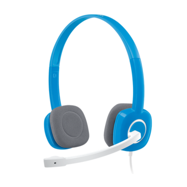 Наушники Logitech H150 с микрофоном, синий (981-000368)